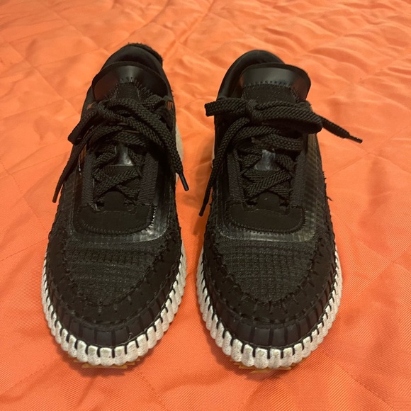 Chloe Shoes - Chloe Nama Sneaker Black Authentic size 10/40